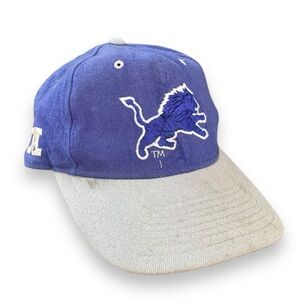 Vintage Detroit Lions Fitted Hat Starter The Natural Wool Size 7 1/4 NFL 90s